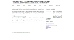 Desktop Screenshot of fishing-accommodation.co.uk